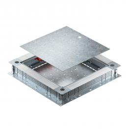 Underfloor socket and mounting lids