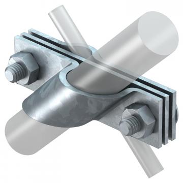 Obujmica za štapni uzemljivač, univerzalna