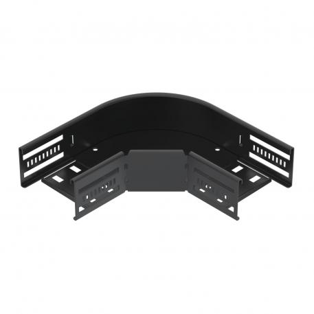 90° bend 60, black 100 | Čelik | PES135 - Poliester | tamno crna; RAL 9005