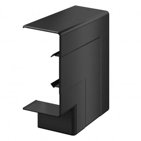 Poklopac ravnog kuta, za parapetni kanal Rapid 45-2 tip GK-53100 107 | 55 | tamno crna; RAL 9005