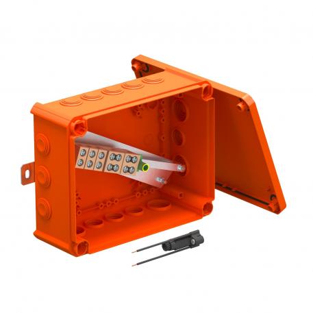FireBox T250 s utičnim brtvama, 1 nosač osigurača 225x173x86 |  | IP66 | narančasta; RAL 2003