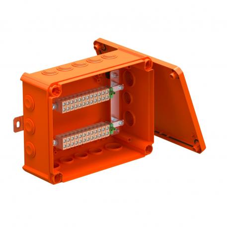 FireBox T250 s utičnim brtvama, za vodiče za prijenos podataka, 4x24 225x173x86 | 10 | IP66 | narančasta; RAL 2003