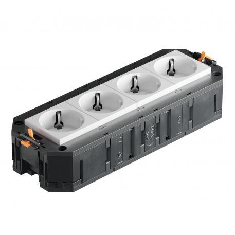 Univerzalni nosač UT4, s poklopcem za Modul 45®, dužine 208 mm 208